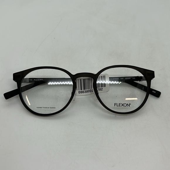 FLEXON EP8006 Unisex Eyeglasses Frames RXable Case 020 Gray NWT